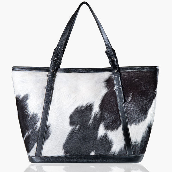DOMINO COWHIDE - Bold White