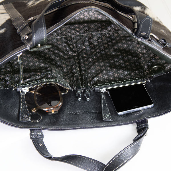 DOMINO COWHIDE - Subtle White