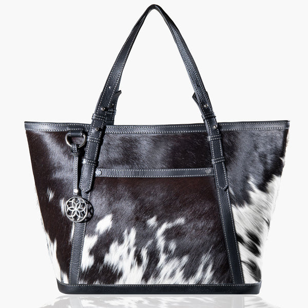 DOMINO COWHIDE - Subtle White