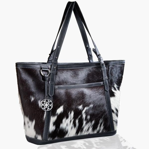 DOMINO COWHIDE - Subtle White