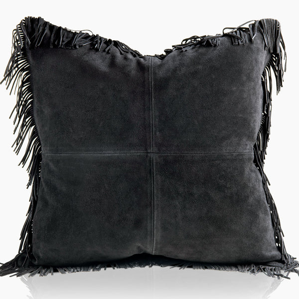 Coronado Suede Fringe Pillow