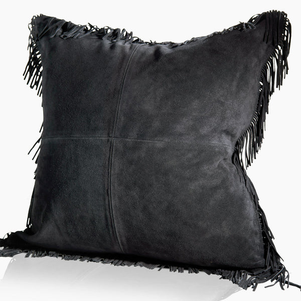 Coronado Suede Fringe Pillow
