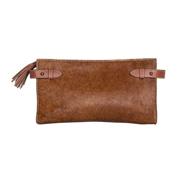 MIRADA CLUTCH - Chestnut