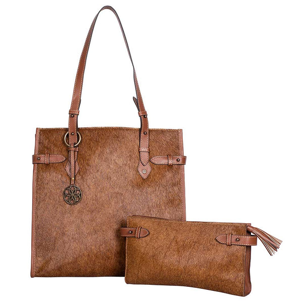 MIRADA CLUTCH - Chestnut