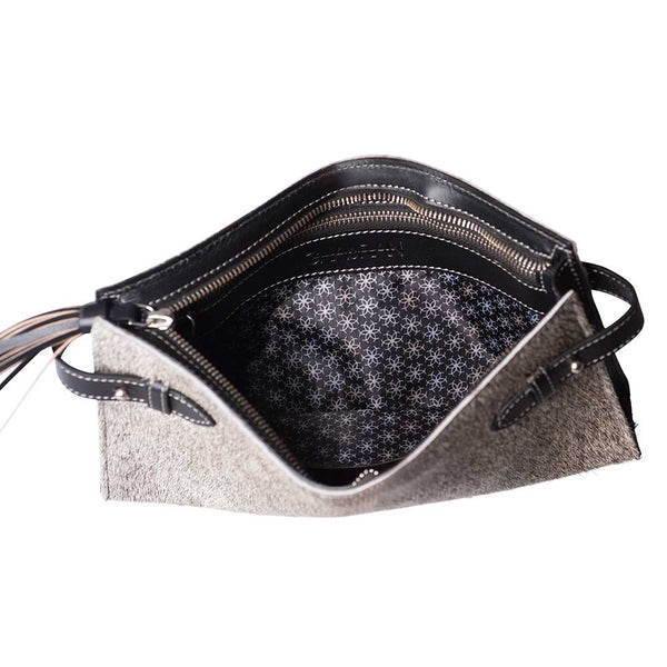 MIRADA CLUTCH - Grey/Black