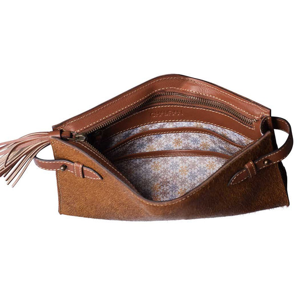 MIRADA CLUTCH - Chestnut