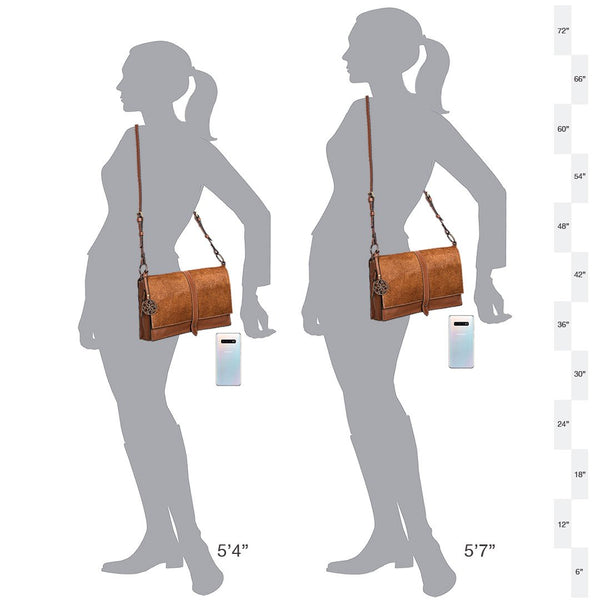 MIRADA CROSSBODY - Chestnut