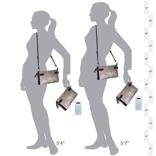 MIRADA CLUTCH - Grey/Black