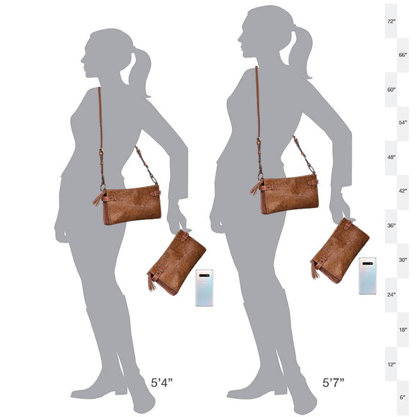 MIRADA CLUTCH - Chestnut