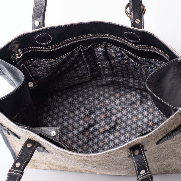 MIRADA TOTE - Grey/Black