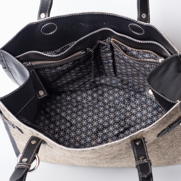 MIRADA TOTE - Grey/Black