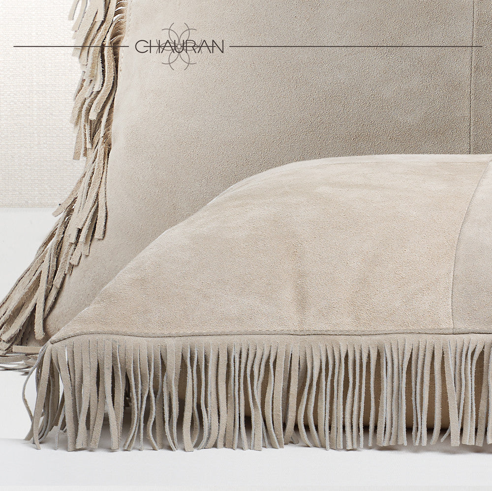 Suede and Cowhide Pillows