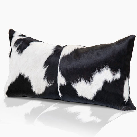 Domino Cowhide Lumbar Pillow