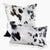 Domino Cowhide Lumbar Pillow