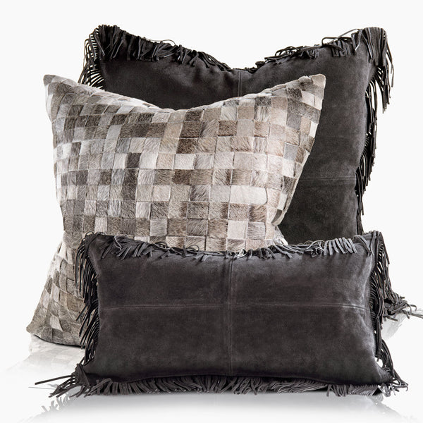 Sandro Cowhide Lumbar Pillow