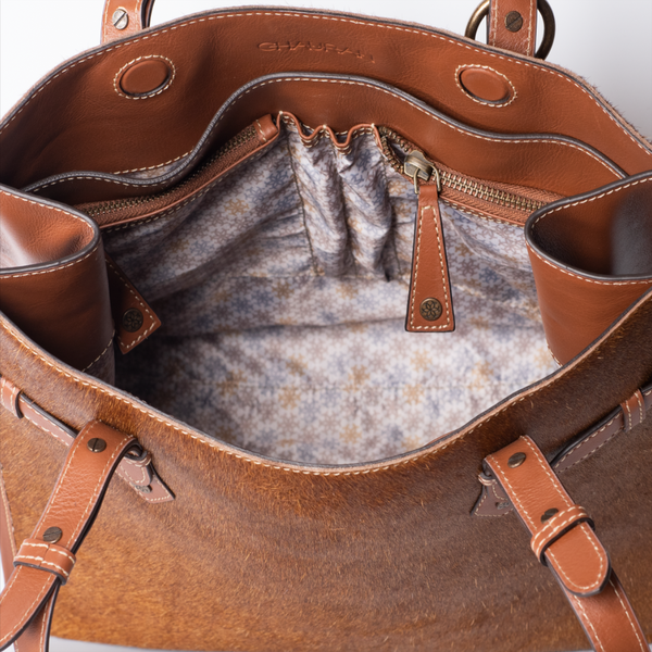 MIRADA TOTE - Chestnut